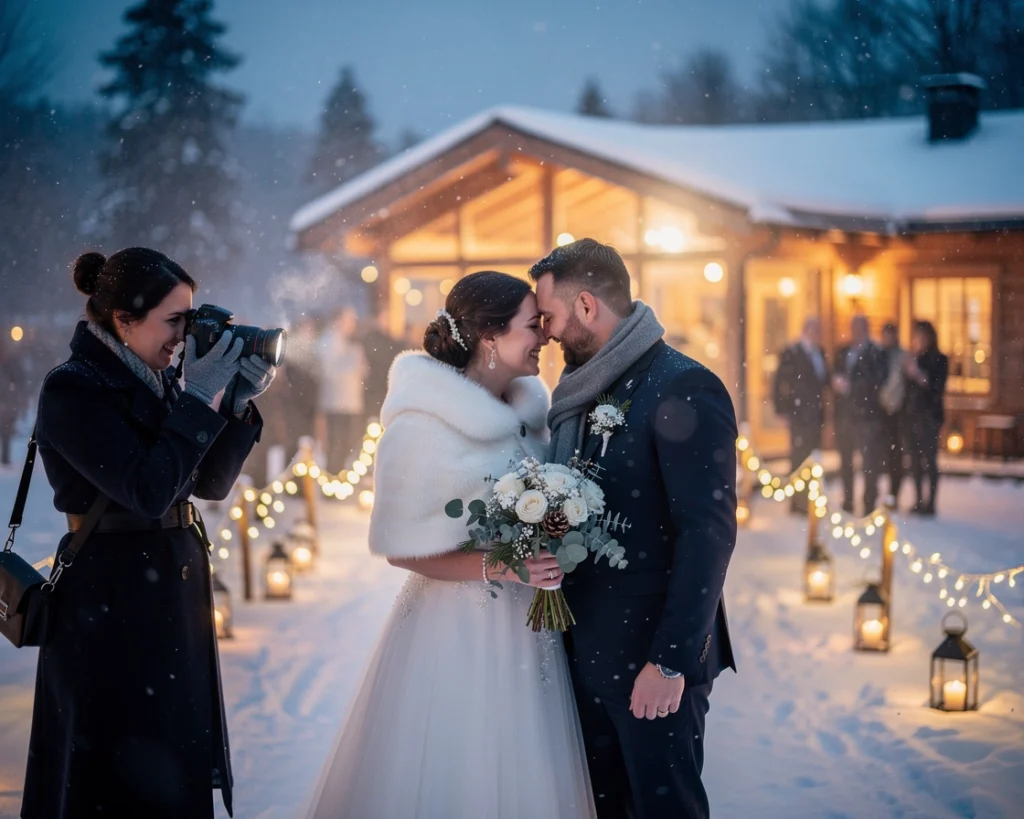 mariage d’hiver en photo